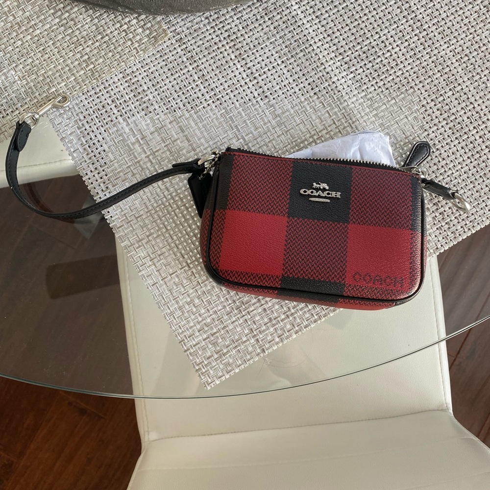Coach Nolita with Buffalo Plaid Print